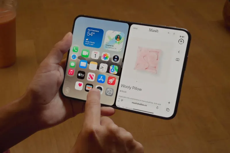 Apple has found a way to deal with iPhone Duo’s creases – the display’s protective layer will be replaceable