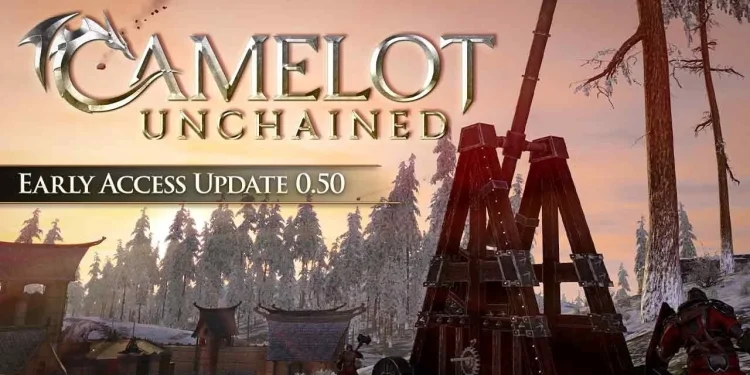 Camelot Unchained: In version 0.50, scouts and trebuchets for sieges of fortresses appeared Camelot Unchained: In version 0.50, scouts and trebuchets for sieges of fortresses appeared