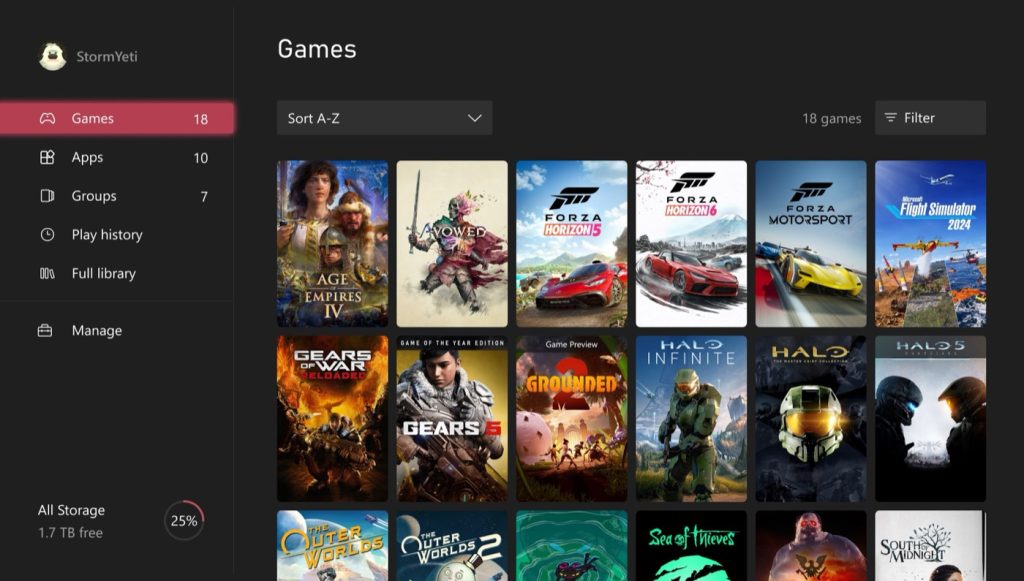 Xbox console performance improved for users with large game libraries Xbox console performance improved for users with large game libraries